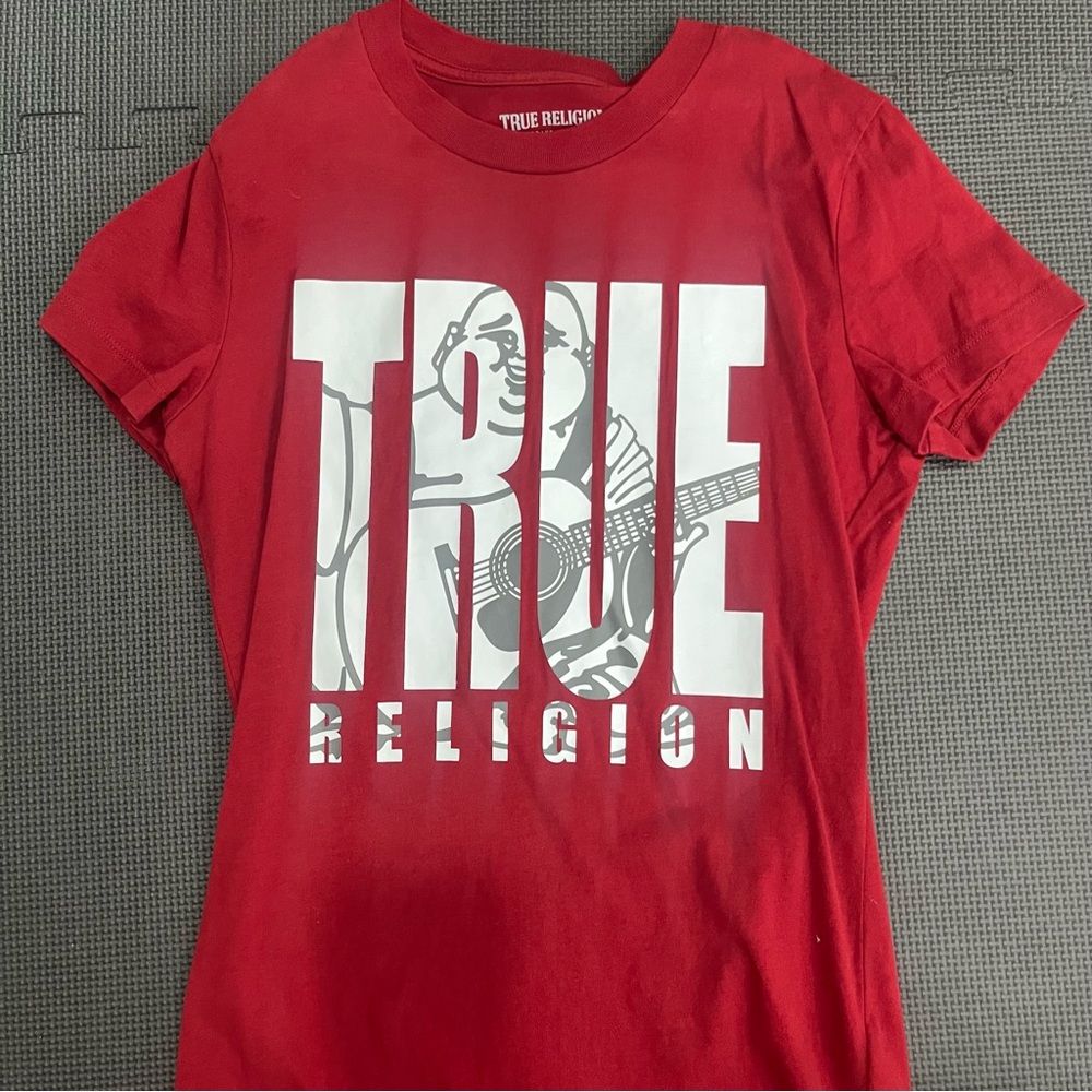 True Religion Red Graphic Tee